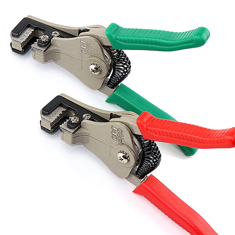 台湾OPT电线剥皮钳多功能平方电工剥线钳子去皮器鸭嘴剪线钳