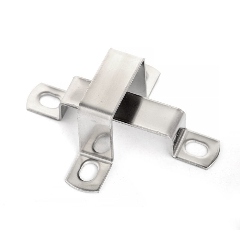 304不锈钢方卡方形卡方管卡扣骑马卡抱箍欧姆直角支架卡箍u型管卡