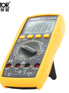 胜利VC88B/VC88C/VC88D/VC88E手持数字万用表 多用表万能表电容感