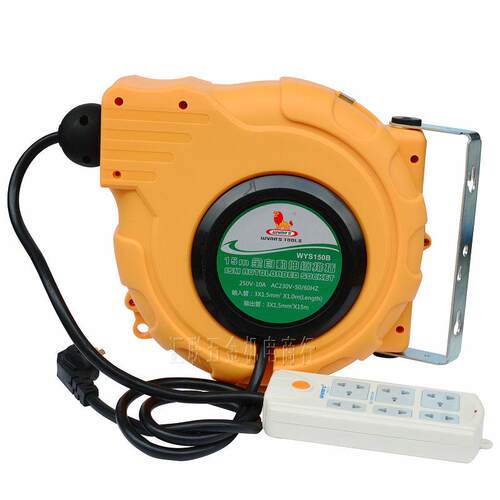 威力狮12米伸缩式气管 WYA120B 15米排插WYS150B全自动伸缩式排插