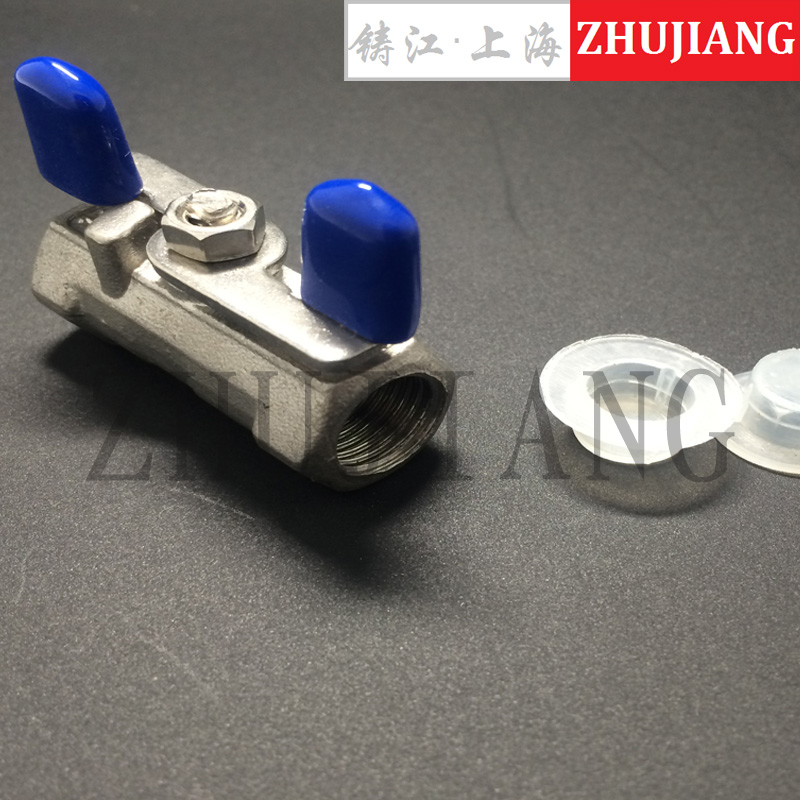 304不锈钢蝴蝶手柄球阀 一片式碟形球阀 迷你小球阀2分3分4分-1寸