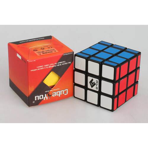 【铭浩之 334 黑色魔方】C4U 3X3X4 多层全功能 三三四黑底魔方