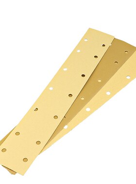 速豹70X420mm方形干磨砂纸黄色植绒14孔手刨黄砂打磨汽车家具金属