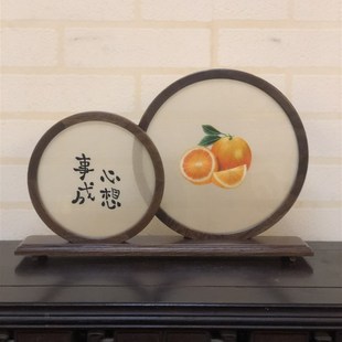 新品创意新手工刺绣面绣商务摆式特色档外宾礼品