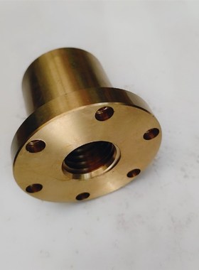 上海蚌埠机床厂X5042A铣床配件4048横向螺母T40*6左旋外径100长82