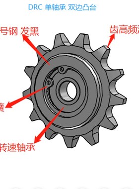 惰链轮VLS01 DRC35-16-10 12 18 21VLU01 DRCBW35-10 12 13 35-16