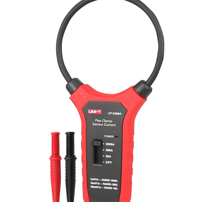 优利德UT-CS09A/C柔性电流传感器3000A示波器电工钳形探头钳形表
