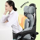 石墨烯USB加热坐垫靠垫一体办公室座椅垫加高加厚保暖椅子垫屁垫