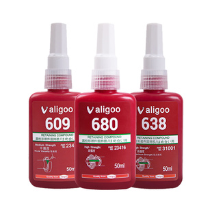 卫力固680 638圆柱形部件固持胶轴承螺丝厌氧密封胶水螺纹锁 609