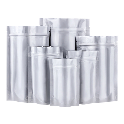 纯铝自立袋自封袋铝箔袋茶叶食品包装袋分装狗粮鱼饵料密封袋避光