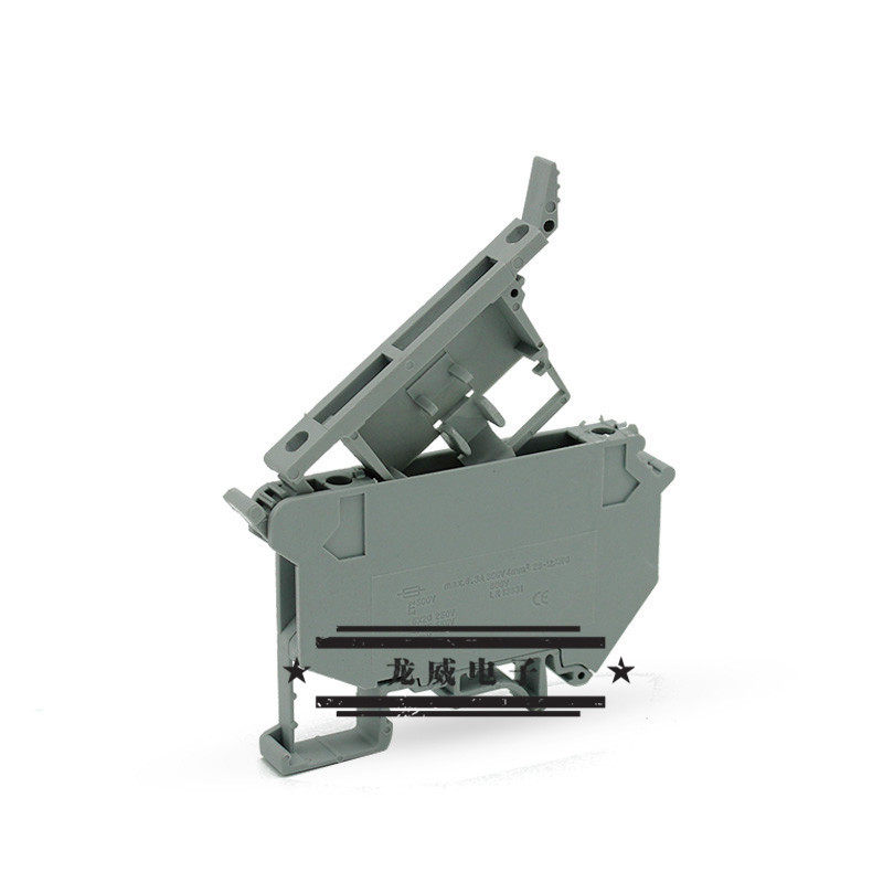 UK5HESI导j轨式接线端子座铜端子台4平方熔断器保险丝端子排UK5R