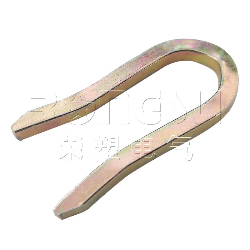 矿用U型销KJ10-10液压管路连y接紧固件碳钢销子插销DN13加长U型卡