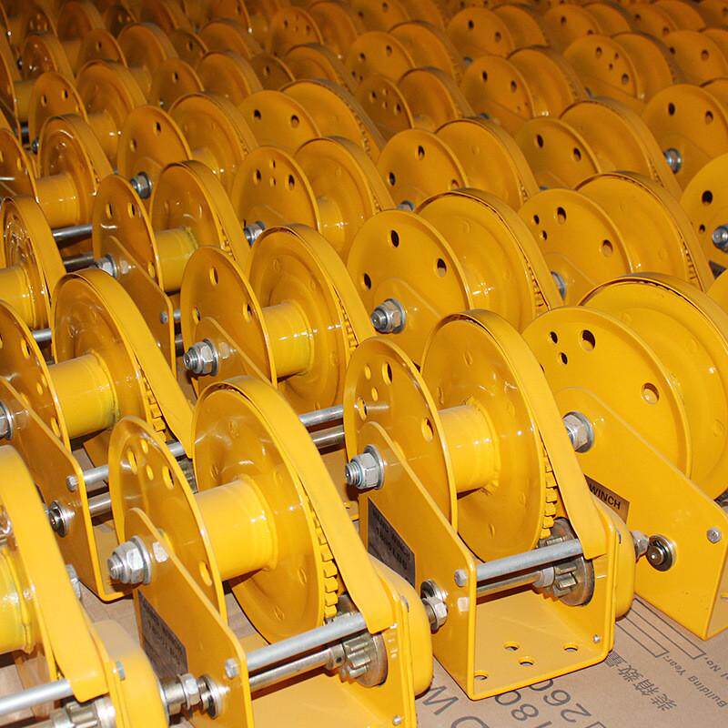 双向自锁手动带轴承1200磅1800磅2600磅双向自锁刹车手摇绞盘绞盘