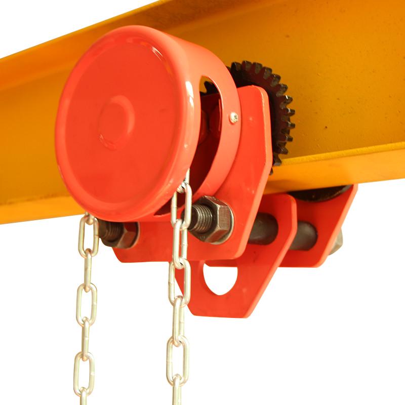 滑车提升机手拉达小手推电动葫芦葫芦小跑道跑车工字钢跑车猛