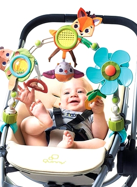 tinylove推车玩具架新生儿床夹婴儿床铃音乐提篮挂件宝宝挂件