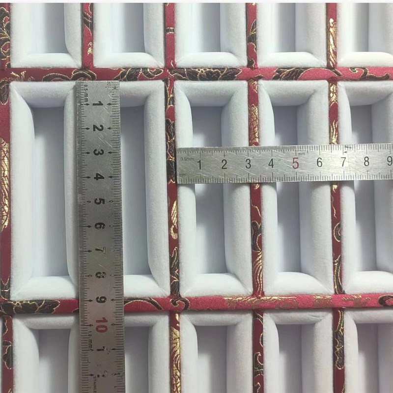 木质手工c篆刻料石印章多格收纳锦盒30格盒多宝盒支持定制