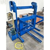 垃圾桶提升机 挂桶垂直倒料机垃圾提升翻料机 垃圾倒料提升机