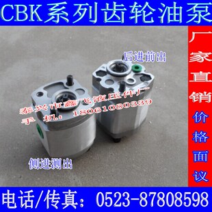 F2025 F2060动力单元 F2030 F2040 高压齿轮油泵CBWna F2035 CBK