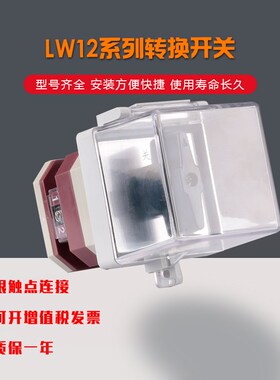 LW12-16/C0071.1-F一开一关带防尘盖 转换开关