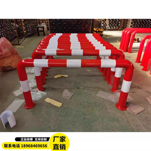 中石化专用加油站防撞护栏钢管挡车器隔离栏U型m型弧形防撞柱模版