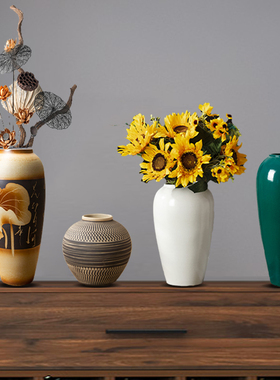 办公室现b代轻奢品电视柜摆设酒柜装饰品家居卧室客厅玄关陶瓷摆