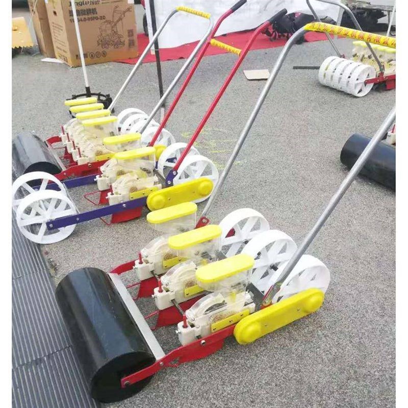 钻手种推谷子蔬菜小颗粒子精播菜机籽药材手推蔬菜播种机勺式免孔