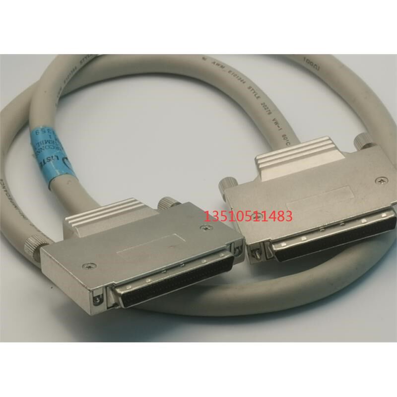 HPDB68针对针连接线 DB68芯电缆数据线SCSI68P公对公金属壳