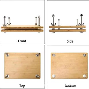 木质夹纸器修复夹书架古籍器多功能书籍修复卷边压纸器竹制