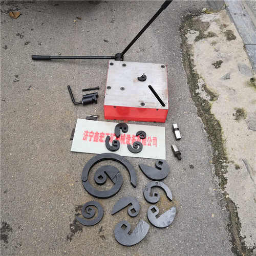 多功能手摇弯花机家用铁艺大门折弯机S型C型P型弯花器