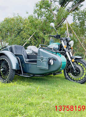 飞翎500边三轮双缸水冷偏三轮侉子摩托车英伦覆古机车侉子可上牌