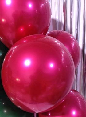 圣诞节气球装饰布置绿色套装MerryChristmas红色气氛Y场景乳胶气