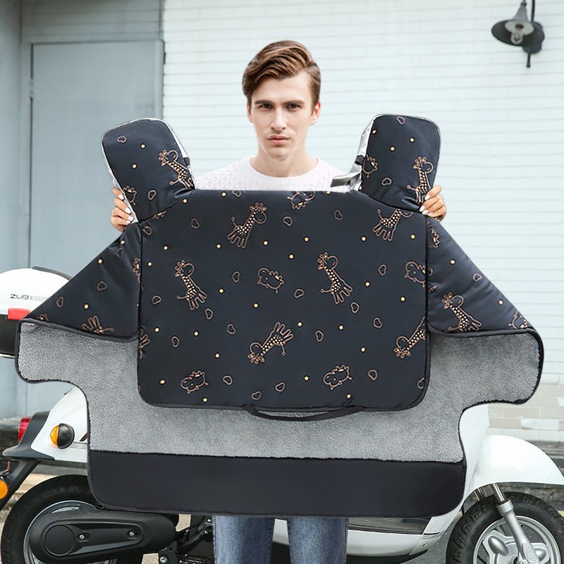 电动车挡风被冬季防水N1S/UsQI/US/U+/MQI2MS加厚加绒U1小牛防风