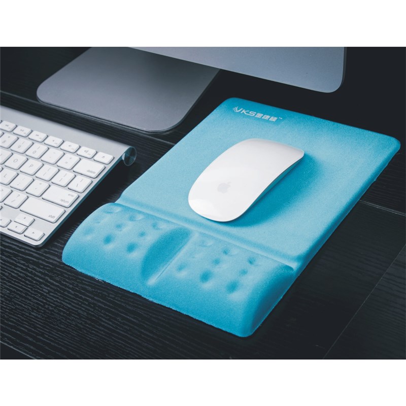 金康硕办公礼品慢回弹记忆棉鼠标垫G护腕鼠标垫预防鼠标手