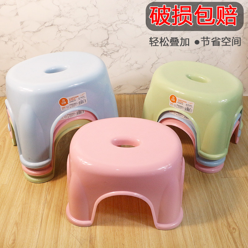 锐博塑料加厚圆凳防滑踩脚板凳厚实抗摔儿童洗澡矮凳可承重300斤,住宅家具,矮凳,淘宝优惠券,粉丝福利购,淘宝优惠卷