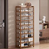 宿舍小窄鞋 家用鞋 新款 子收纳盒门口神器2024爆款 柜全楠竹 架简易鞋