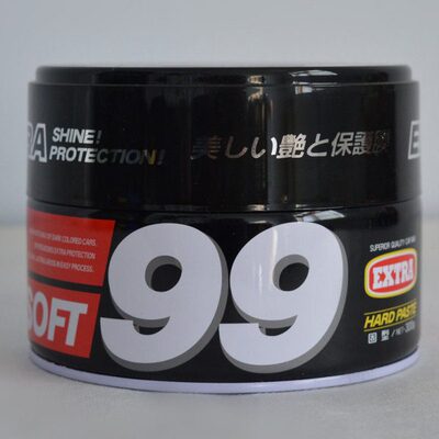 SOFT99特色高级固蜡 99硬蜡驱水上光车漆养护蜡保养美容通用款蜡