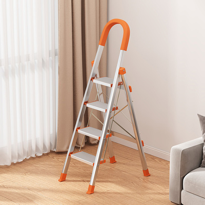 梯子家用折叠梯加厚铝合金室内人字便携多功N能安全小楼梯扶梯凳