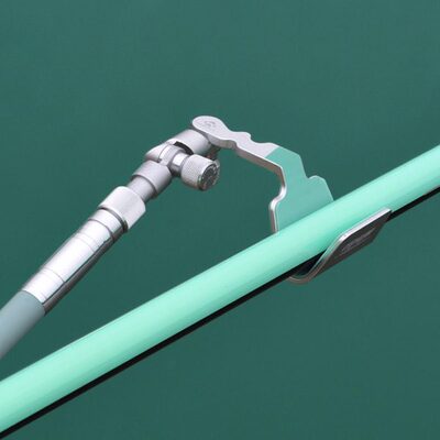 威宝莱拐角炮台支架头侧弯头架竿黑坑竞技抗风架杆器羊角头后挂