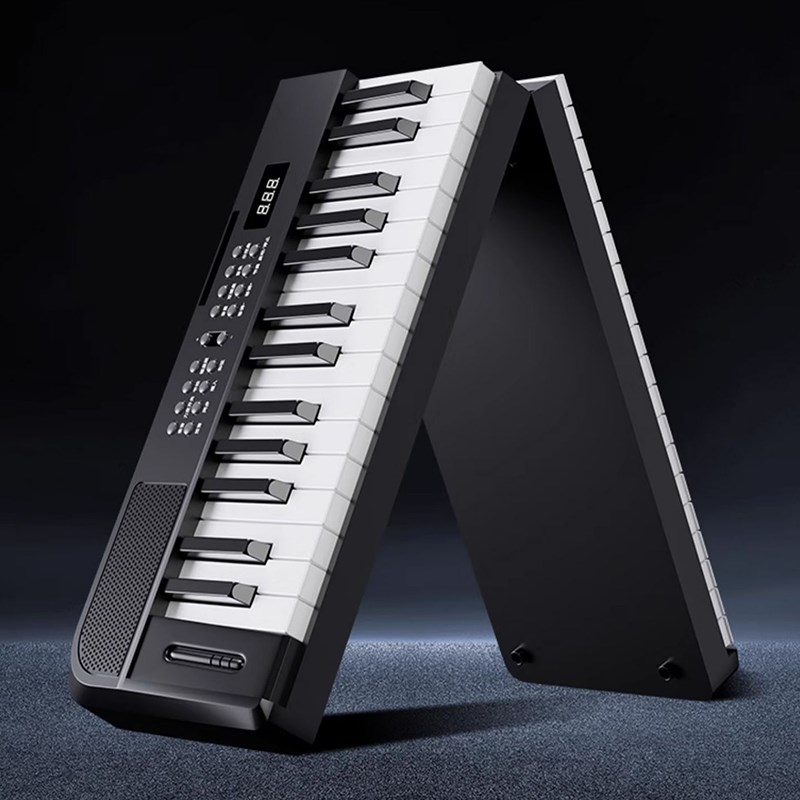 折叠电子琴88键初学者成年人幼师专用儿童充电键盘家用61键钢琴