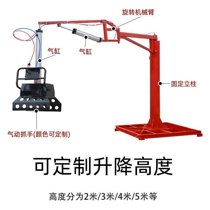 气动机械抓手搬运机车载装卸水泥化肥饲料平衡吊夹子具机械臂码垛