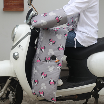 可折叠电动车挡风被冬季加厚踏板摩托防风罩冬款防水通用分体