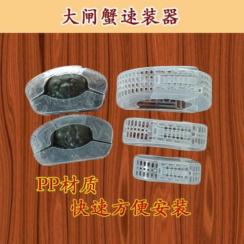 螃蟹速装盒绑扎盒装塑料包装商用速装器捆绑塑料盒运输大闸蟹扣子