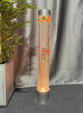 亚克力卧室新居墙摆件气泡水族婚庆路引水柱管室内形象装饰背景