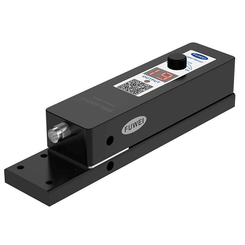 FUWEI高速透明标签传感器FGU07-100S自动贴标机数显手调电眼感应