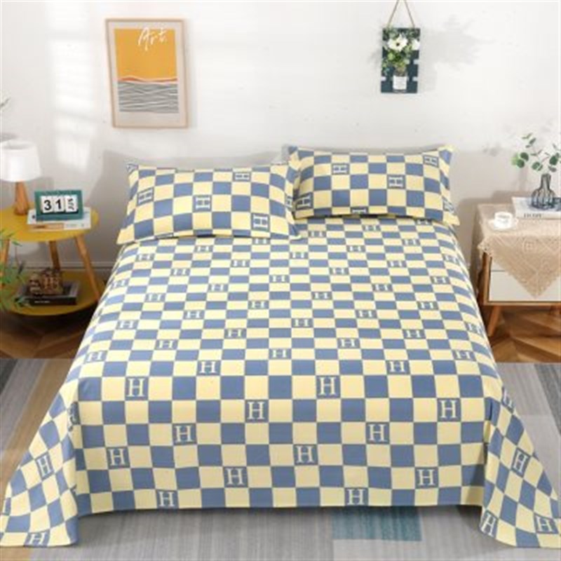 新款老粗布床单100全棉单件加厚加密双人大尺寸炕单防滑四季