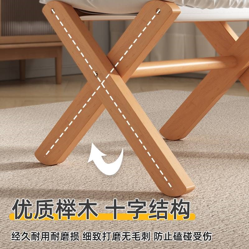 实木脚踏脚凳沙发搁脚凳折叠放腿垫搁脚家用脚托办公室午休垫脚凳