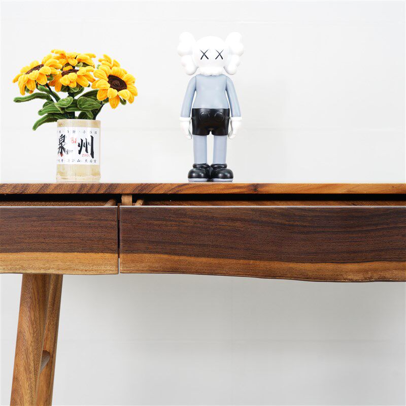 乌金木全实木玄关柜现代简约入户客厅收纳储物柜长条几案高脚柜架