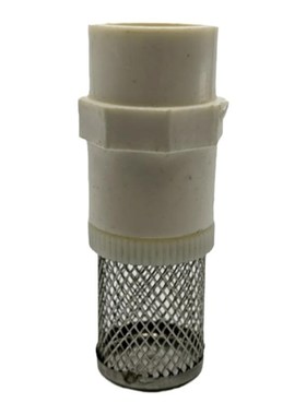 PVC管过滤网 白色终端过滤网 过滤树叶杂质 塑料管单过滤排水接头