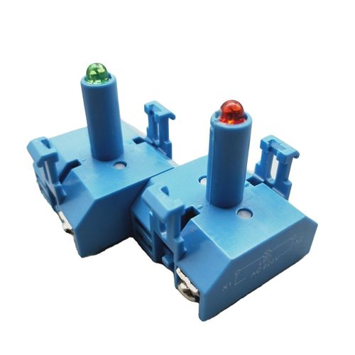 适用于瑞沃尔LA38按钮开关配件基座 LED指示灯座 底座红黄绿白蓝