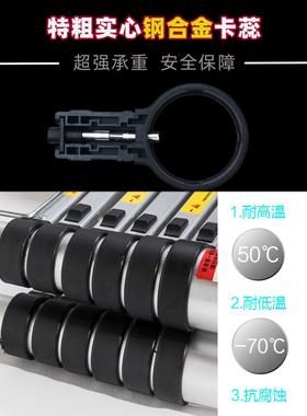 伸缩式梯子加粗铝合金便利节梯家用直梯安全工程梯带钩爬梯阁楼梯